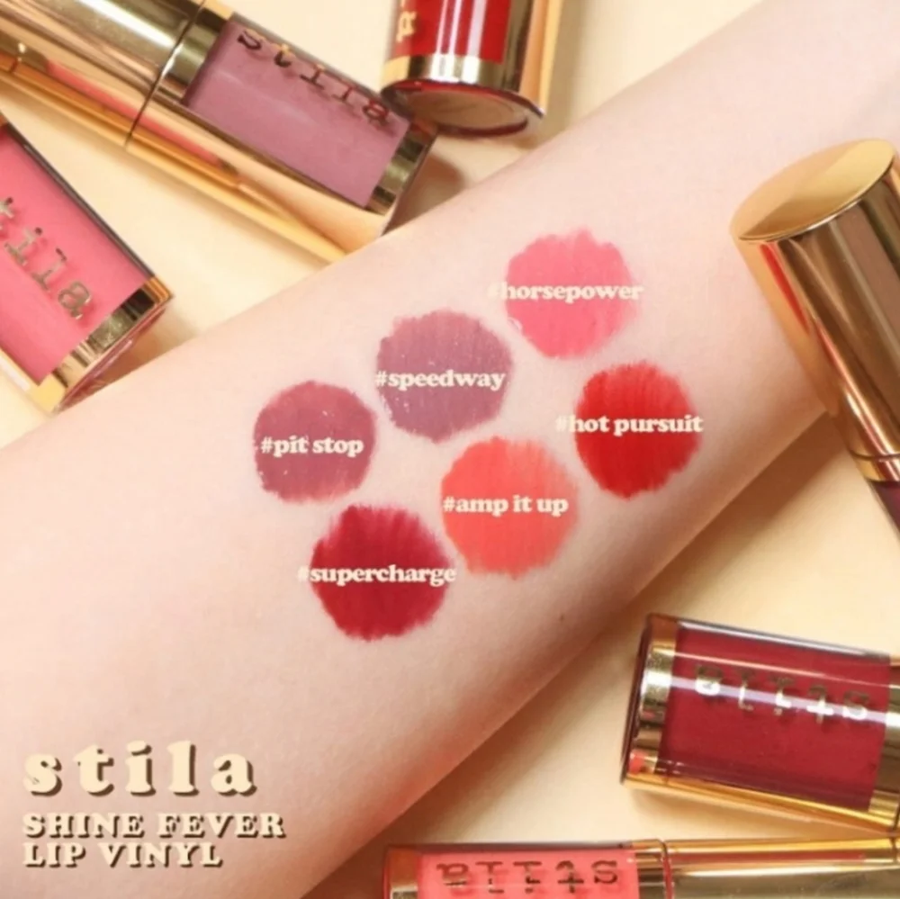 NIB Stila Shine Fever Lip Vinyl in Pit Stop